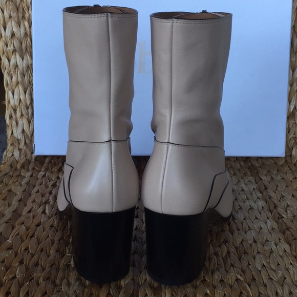 NIB Chloe Qacey Nude Square Toe Boot 40 & 41 - Picture 6 of 8